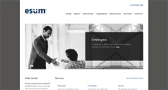 Desktop Screenshot of esum.com